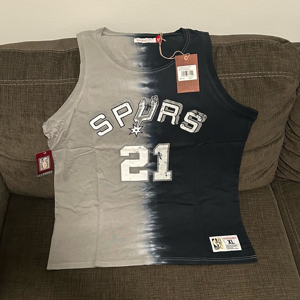 Mitchell & Ness Authentic San Antonio Spurs NBA Tim Duncan #21 Tank Men’s Sz: XL